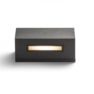 Rendl - WOOP nástěnná bílá 230V R7s 78mm 12W IP54 Barva: Šedá