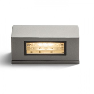 Rendl - WOOP nástěnná bílá 230V R7s 78mm 12W IP54 Barva: Šedá