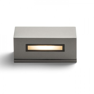 Rendl - WOOP nástěnná bílá 230V R7s 78mm 12W IP54 Barva: Šedá