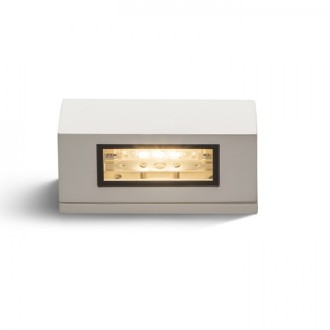 Rendl - WOOP nástěnná bílá 230V R7s 78mm 12W IP54 Barva: Šedá