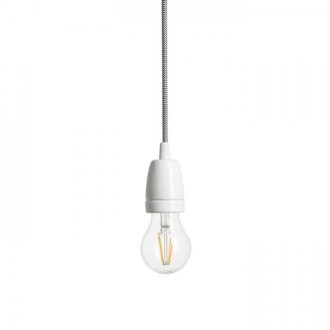Rendl - FABIO závěsná sada černá/bílá porcelán 230V LED E27 15W Barva: Černá