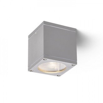 Rendl - RODGE stropní bílá 230V GU10 35W IP54 Barva: Šedá