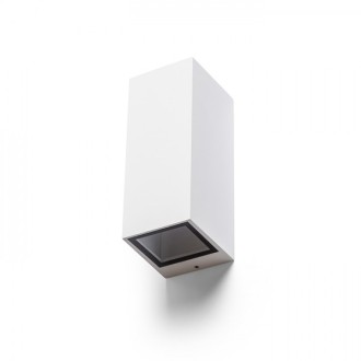 Rendl - DESMOND II nástěnná stříbrnošedá 230V GU10 2x35W IP44