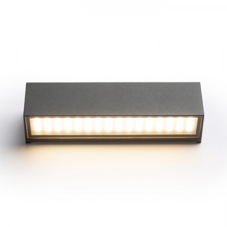 Rendl - CAMARGUE nástěnná stříbrnošedá satinované sklo 230V LED 6W IP65 3000K