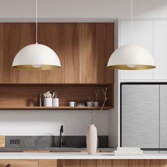 Rendl - GLADYS 40 závěsná bílá/bílá 230V LED E27 30W