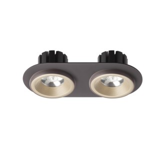 Rendl - SHARM R II zápustná bílá měď 230V LED 2x10W 24° 3000K Barva: Černá