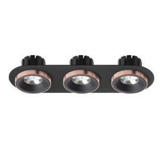 Rendl - SHARM R III zápustná bílá měď 230V LED 3x10W 24° 3000K Barva: Černá