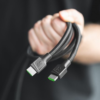 GreenCell Green Cell HDMI typ A kabel 5 m, černá