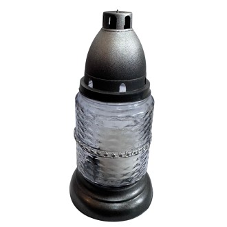 Svíčka sklo lampa - 30 g grafit diamant