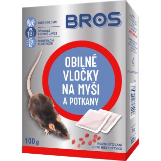 Bros - obilné vločky na myši, krysy a potkany 100 g