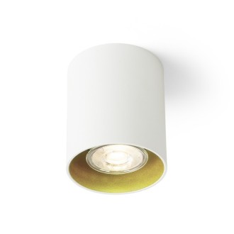 Rendl - MANTOVA I stropní bílá/zlatá 230V LED GU10 7W