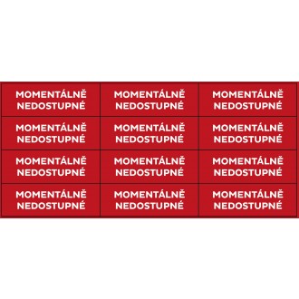 ZDARMA - samolepky Živé organismy "Momentálně nedostupné" (arch=12 samolepek)