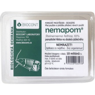 Parazitické hlístice proti přezimujícím škůdcům (10 milionů) - Nemapom