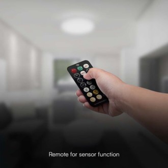 18W LED kuláte svítidlo se senzorem V-TAC SAMSUNG Chip 3000K IP44