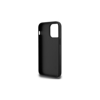 Guess PU 4G Metal Logo Zadní Kryt pro iPhone 14 Pro Max Šedá