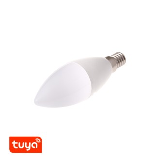 T-led - SMART LED žárovka E14 Tuya RGBCCT TU5W Varianta: SMART LED žárovka E14 Tuya RGBCCT TU5W, Napětí (V): 230 V