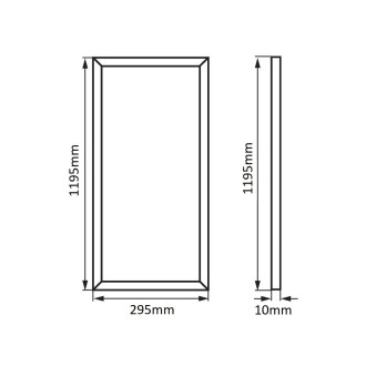 T-led LED panel ELP30120 48W 30x120cm Varianta: Studená bílá