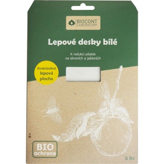 Desky Biocont bílé - švestky a jabloně 5 ks