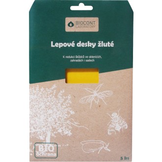Desky Biocont žluté - skleník 5 ks