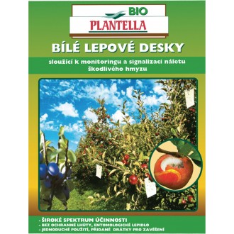 Desky Bio Plantella bílé - univerzální 10 ks