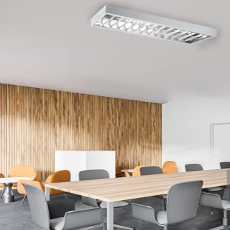 NEDES Bílé svítidlo na 2 x T8 ( 120cm LED trubice ) - TL302