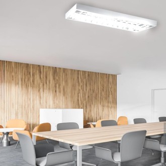 NEDES Bílé svítidlo na 2 x T8 ( 120cm LED trubice ) - TL302
