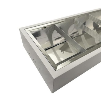 NEDES Bílé svítidlo na 2 x T8 ( 120cm LED trubice ) - TL302