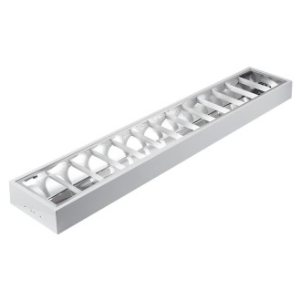 NEDES Bílé svítidlo na 2 x T8 ( 120cm LED trubice ) - TL302