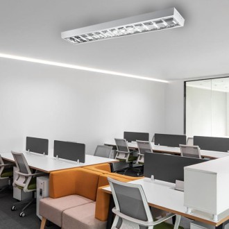 NEDES Bílé svítidlo na 2 x T8 ( 120cm LED trubice ) - TL301