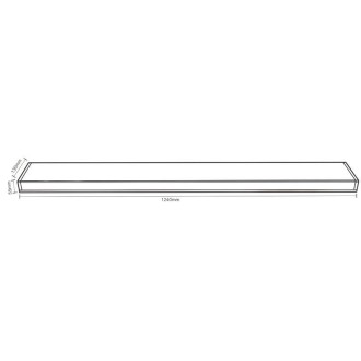 NEDES Svítidlo na 2 x T8 ( 120cm LED trubice ) - TL102