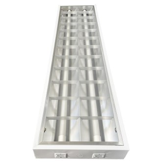 NEDES Bílé svítidlo na 2 x T8 ( 120cm LED trubice ) - TL303