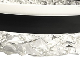 NEDES LED luxusní stropní křišťálové svítidlo s dálkovým ovladačem 86W - TA1306/B