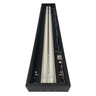 NEDES Černé svítidlo na 2 x T8 ( 120cm LED trubice ) - TL302B