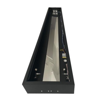NEDES Černé svítidlo na 2 x T8 ( 120cm LED trubice ) - TL302B