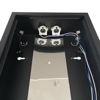 NEDES Černé svítidlo na 2 x T8 ( 120cm LED trubice ) - TL302B