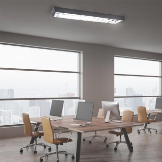 NEDES Černé svítidlo na 2 x T8 ( 120cm LED trubice ) - TL301B