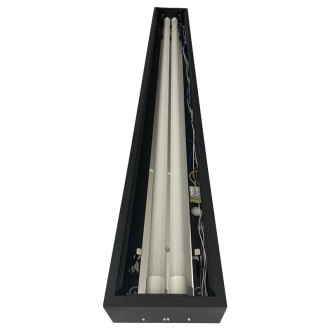 NEDES Černé svítidlo na 2 x T8 ( 120cm LED trubice ) - TL301B