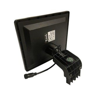 NEDES LED černé vnější solární svítidlo se senzorem 12W / 3000K - 4100K - 6500K - LS022