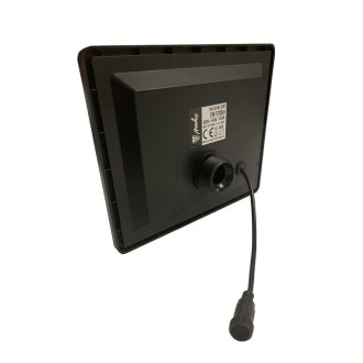 NEDES LED černé vnější solární svítidlo se senzorem 12W / 3000K - 4100K - 6500K - LS022