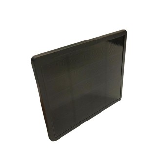 NEDES LED černé vnější solární svítidlo se senzorem 12W / 3000K - 4100K - 6500K - LS022