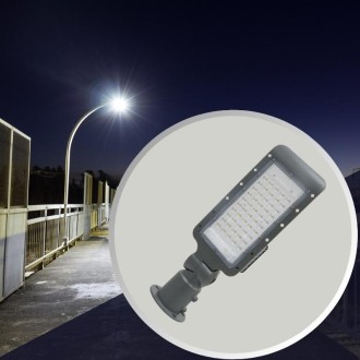 NEDES LED pouliční svítidlo se senzorem 50W / 4000K - LSL322HS