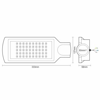 NEDES LED pouliční svítidlo 50W / 4000K - LSL322