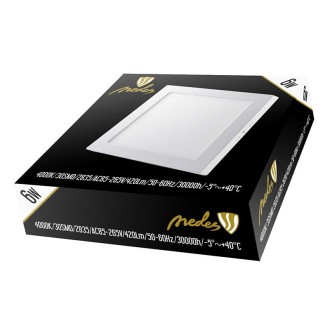 NEDES LED panel 6W / PSSF / SMD / 4000K / WH - LPL421