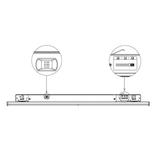 T-led - Lištové LED svítidlo TRITO LT150W 120° 61W bílé Varianta: Denní bílá