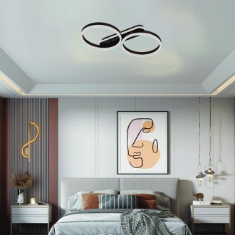 NEDES LED stropní svítidlo s dálkovým ovladačem 60W - J3362/BR