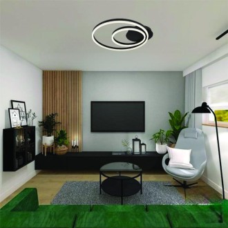 NEDES LED stropní svítidlo s dálkovým ovladačem 55W - J3359/B
