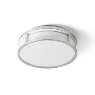 Rendl - GRANDE LED 25 stropní opálové sklo/černá 230V LED 12W IP44 3000K Barva/Materiál: opálové sklo, černá