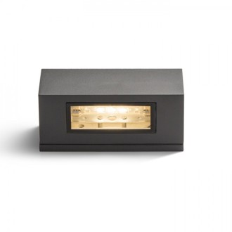 Rendl - WOOP nástěnná bílá 230V R7s 78mm 12W IP54 Barva: Šedá