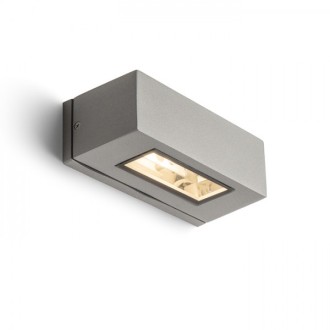 Rendl - WOOP nástěnná bílá 230V R7s 78mm 12W IP54 Barva: Šedá