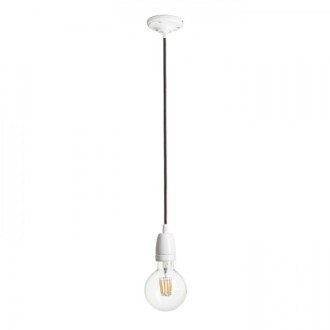 Rendl - FABIO závěsná sada černá/bílá porcelán 230V LED E27 15W Barva: Černá